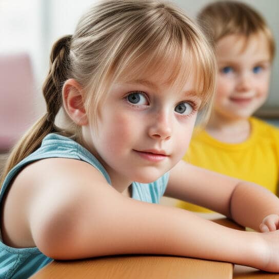 Schulkind, Bild KI generiert