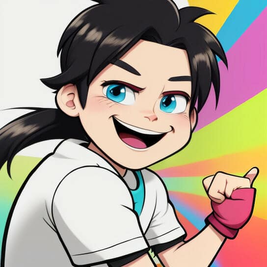 Kind als Karikatur, Bild als KI generiert