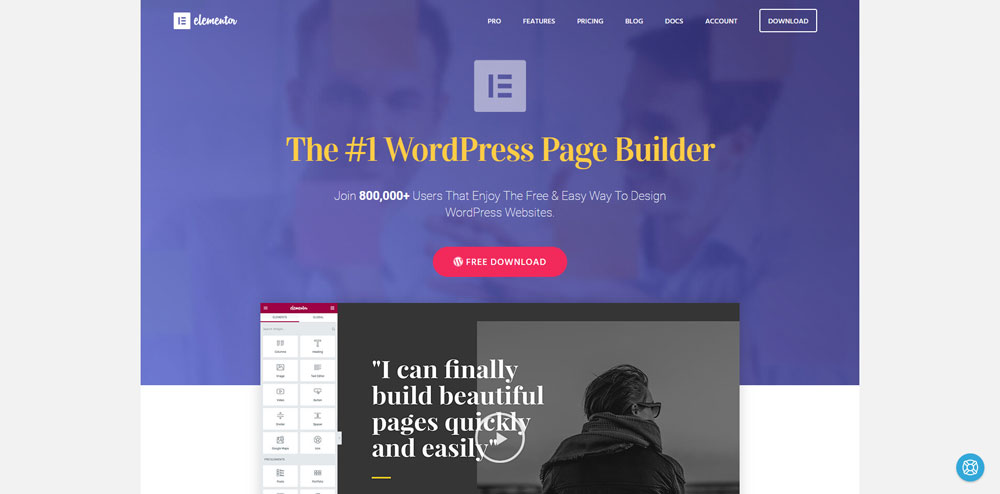 Elementor Page Builder WordPress Elementor Page Builder WordPress