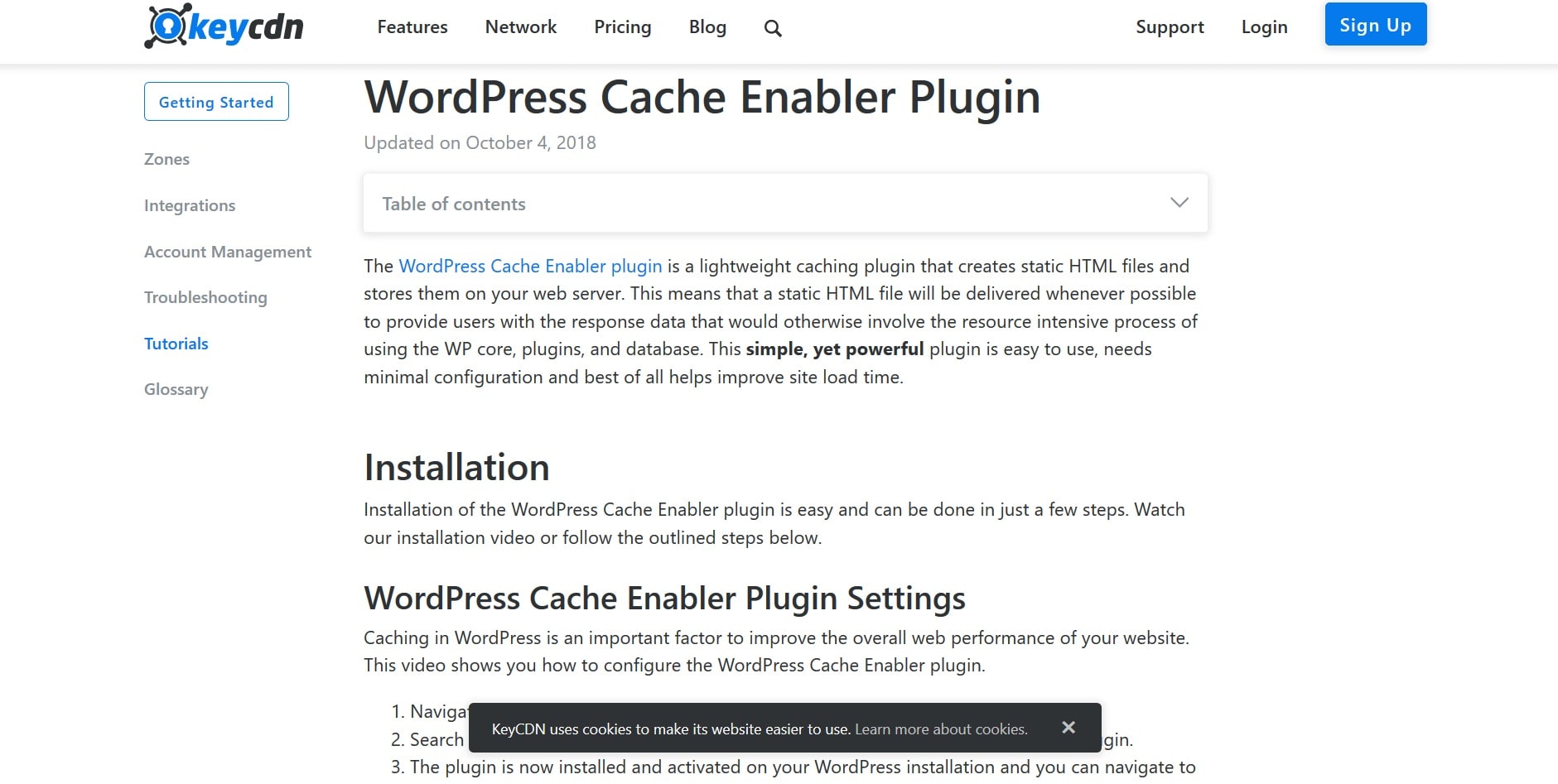 Wordpress-Cache-Enabler