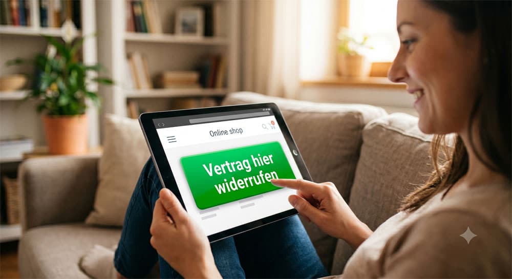 Der neue Widerrufsbutton 2026: Pflicht für Ihre Website?