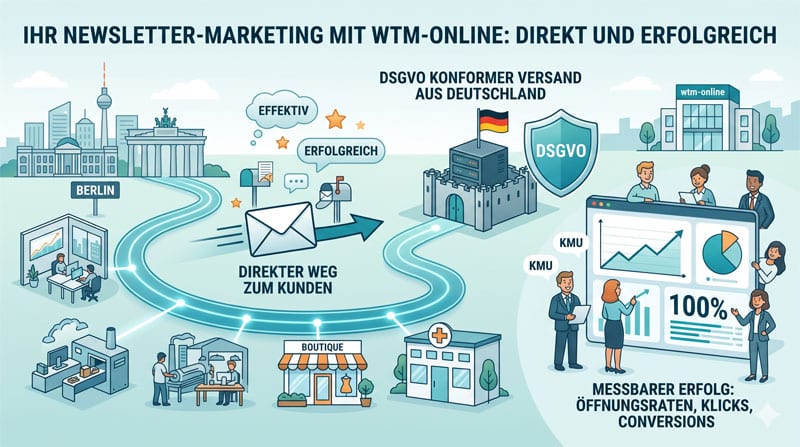 newsletter-versenden Wir versenden Ihre Newsletter professionell