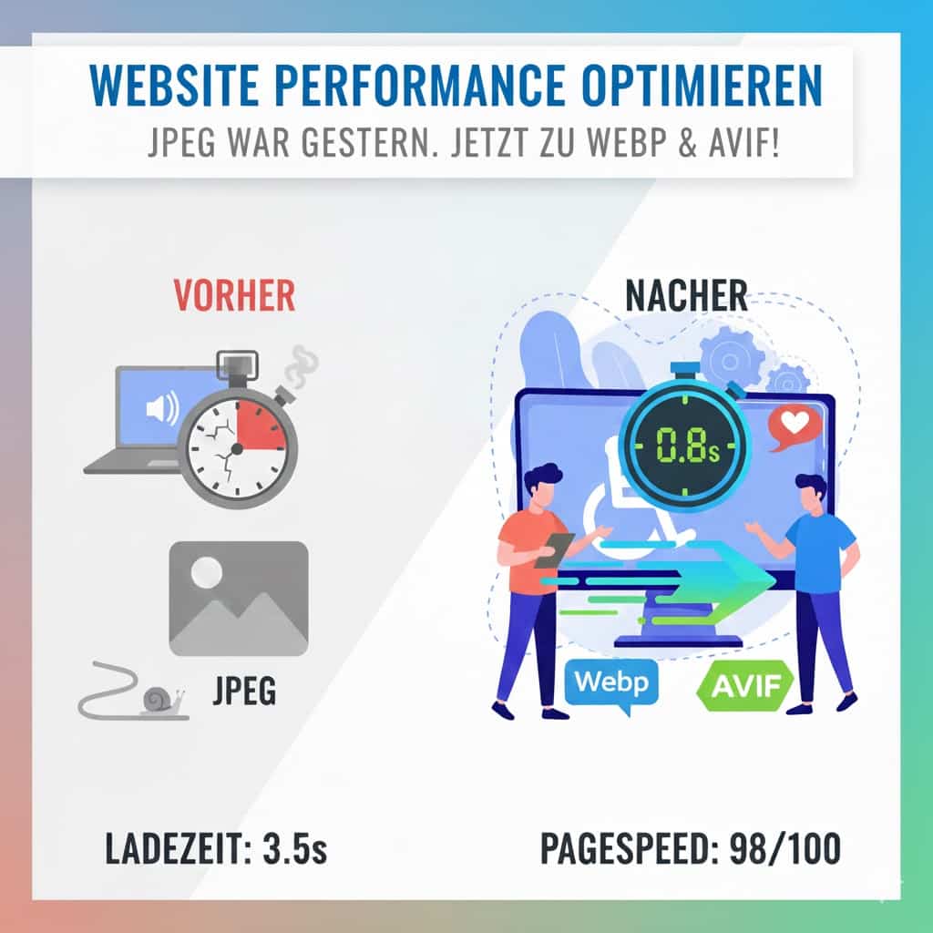 Bildder optimieren mit WEBp oder Avif